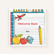 Cahier Apple personnalisé pour la rentrée scolaire