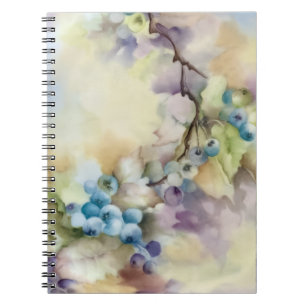 Cahier aquarelle myrtille