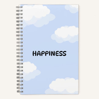 Cahier bleu mignon