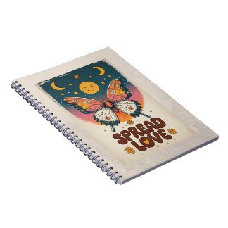 Cahier Boho Butterfly – Journal Partagez l'Amour
