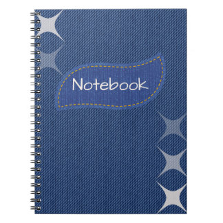 Cahier Broché en Jean Bleu