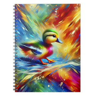 Cahier Caneton Ondulation Arc-en-ciel