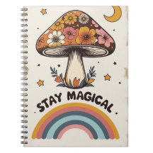 Cahier Champignon Magique | Journal Bohème Mignon