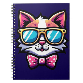 Cahier Chat Cool – Papeterie Amusante et Élégante