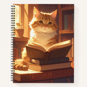 Cahier Chat de Lecture Cosy