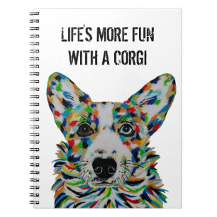 Cahier Chien Corgi 6,5" x 8,75"