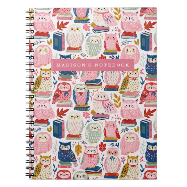 Cahier Chouette Mignonne (Devant)