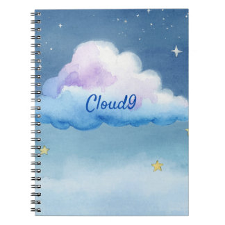Cahier Ciel Étoilé Cloud9 Aquarelle Onirique