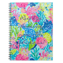 Cahier classique au graphisme élégant