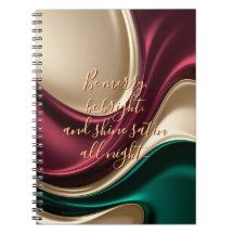 Cahier classique dans un graphique élégant