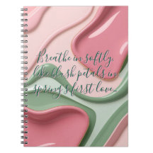 Cahier classique dans un graphique élégant