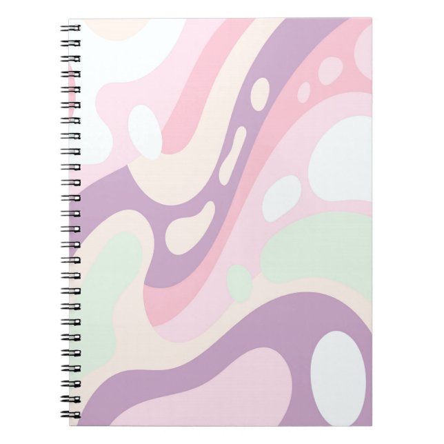 Cahier Coloré Abstrait (Devant)