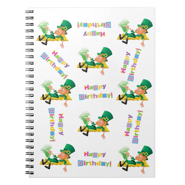 Cahier d'anniversaire de la Saint-Patrick (Devant)