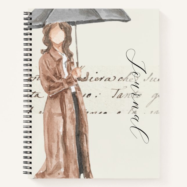 Cahier Dark Academia (Devant)