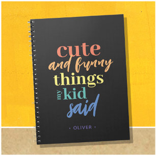 Cahier de Choses Personnalisées que Mon Enfant a D