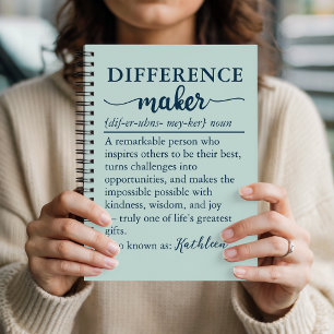Cahier de citations inspirantes personnalisé pour 