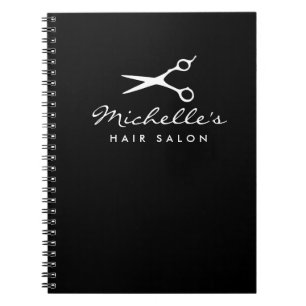 Cahier de coiffeur personnalisé pour salon de coif