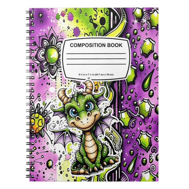 cahier de composition de dragon (Devant)