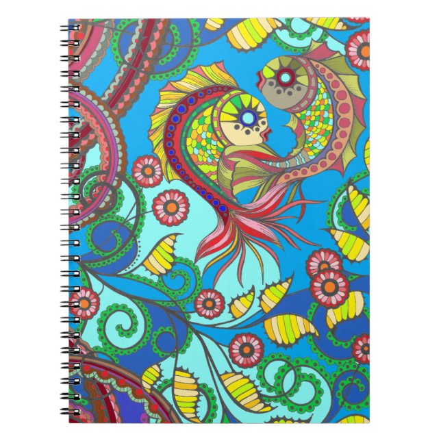Cahier de couleur de poisson (Devant)