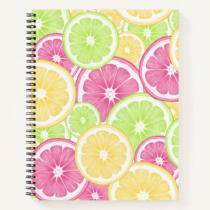 Cahier de croquis été Citron Éclatant et Amusant