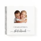Cahier de croquis personnalisé photo enfants enfan