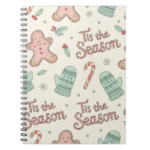 Cahier de doodles de Noël C'est la saison | Mignon