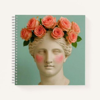Cahier de femme à fleurs de la Grèce antique.