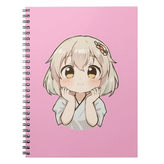 Cahier de fille anime mignonne – Journal de rentré (Devant)