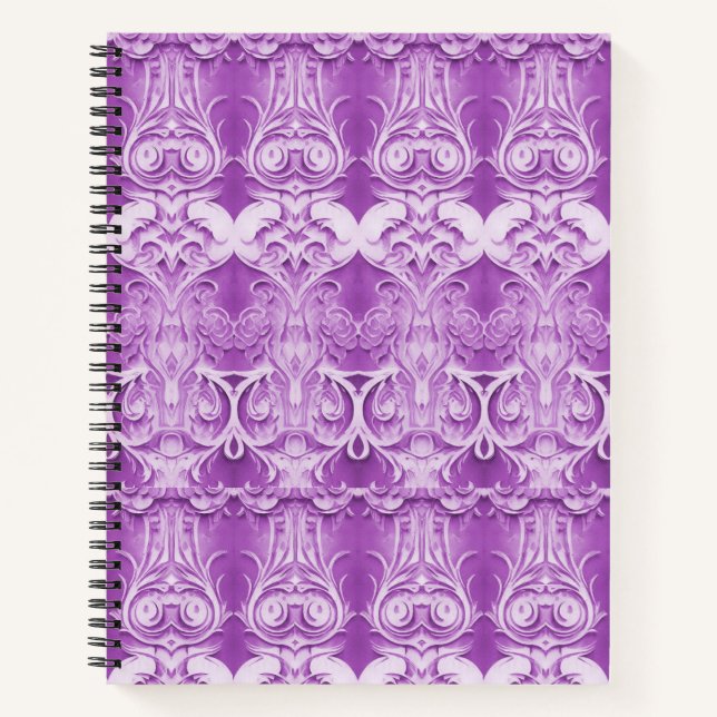 Cahier de Fleurs Violettes Prospèrent (Devant)
