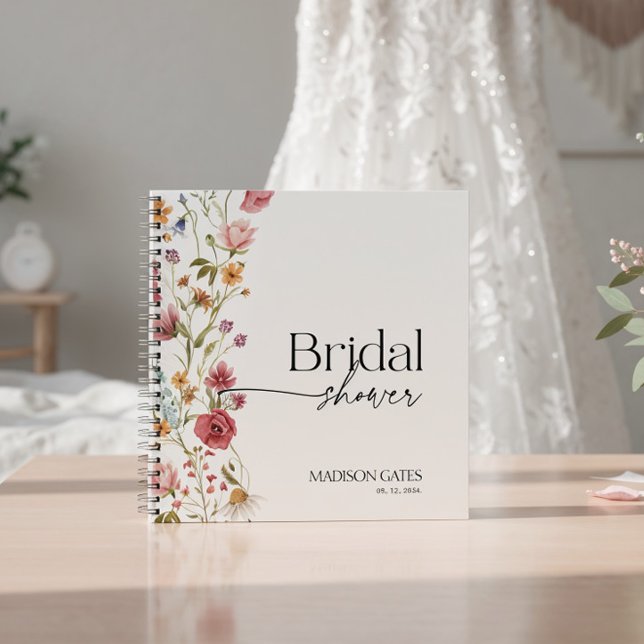 Cahier de Invité Fleurs de Mariage  (Créateur téléchargé)