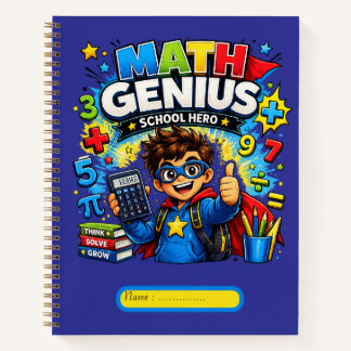 Cahier de maths pour enfants | Génie des maths