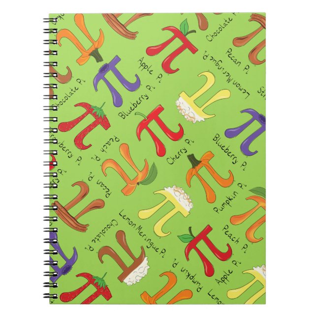 Cahier de menu Pi Mignon Math Pi Day (Devant)