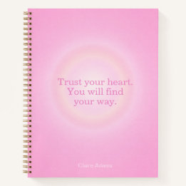 Cahier de message Aura Rose Chaud
