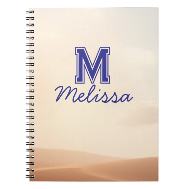 Cahier de nom de script élégant  (Devant)