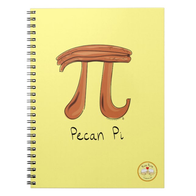 Cahier de notes Pecan Pi Mignon Math Pi Day (Devant)
