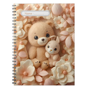 Cahier de notes sur les bébés animaux mignons