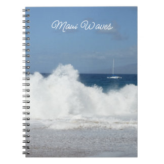 Cahier de photos spirale des vagues de Maui