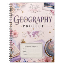Cahier de projet de géographie personnalisé | Vint