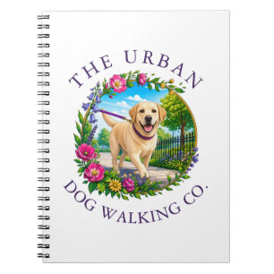 Cahier de promenade de chien avec Labrador