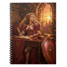 Cahier de quête de fantasy Lady Rosaline Brightshi
