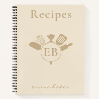 Cahier de recettes personnalisé pour boulangerie b