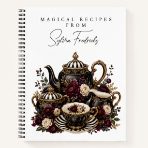 Cahier de recettes personnalisé - Service à thé go