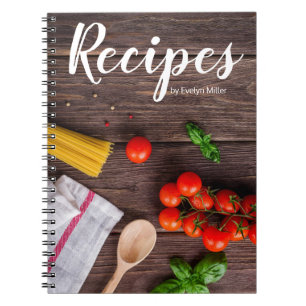 Cahier de recettes rustiques personnalisable