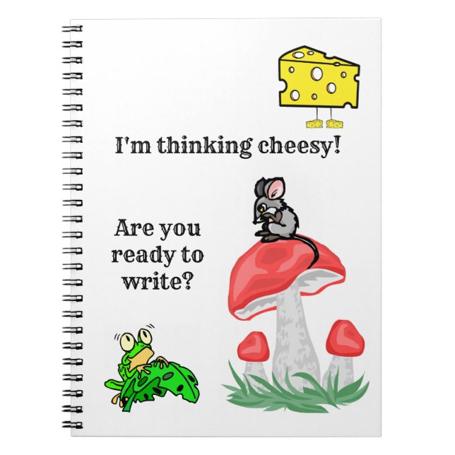 Cahier de rédaction Grenouille Souris Fromage (Devant)