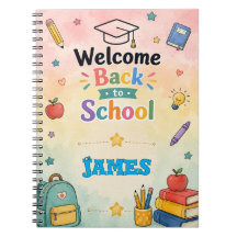 Cahier de rentrée scolaire personnalisé
