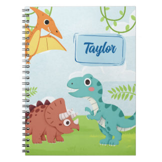 Cahier de rêves de dinosaures mignons – Journal am
