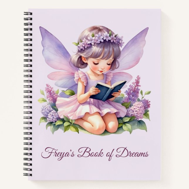 Cahier de rêves de Freya - Carnet de fées (Devant)