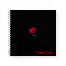 Cahier de rose personnalisé