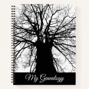 Cahier de spirale de l'arbre généalogique de la fa