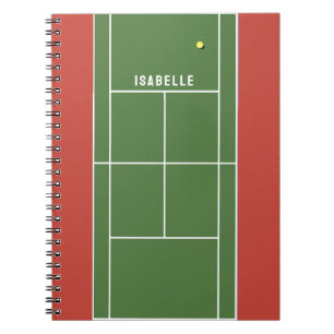 Cahier de tennis personnalisé
